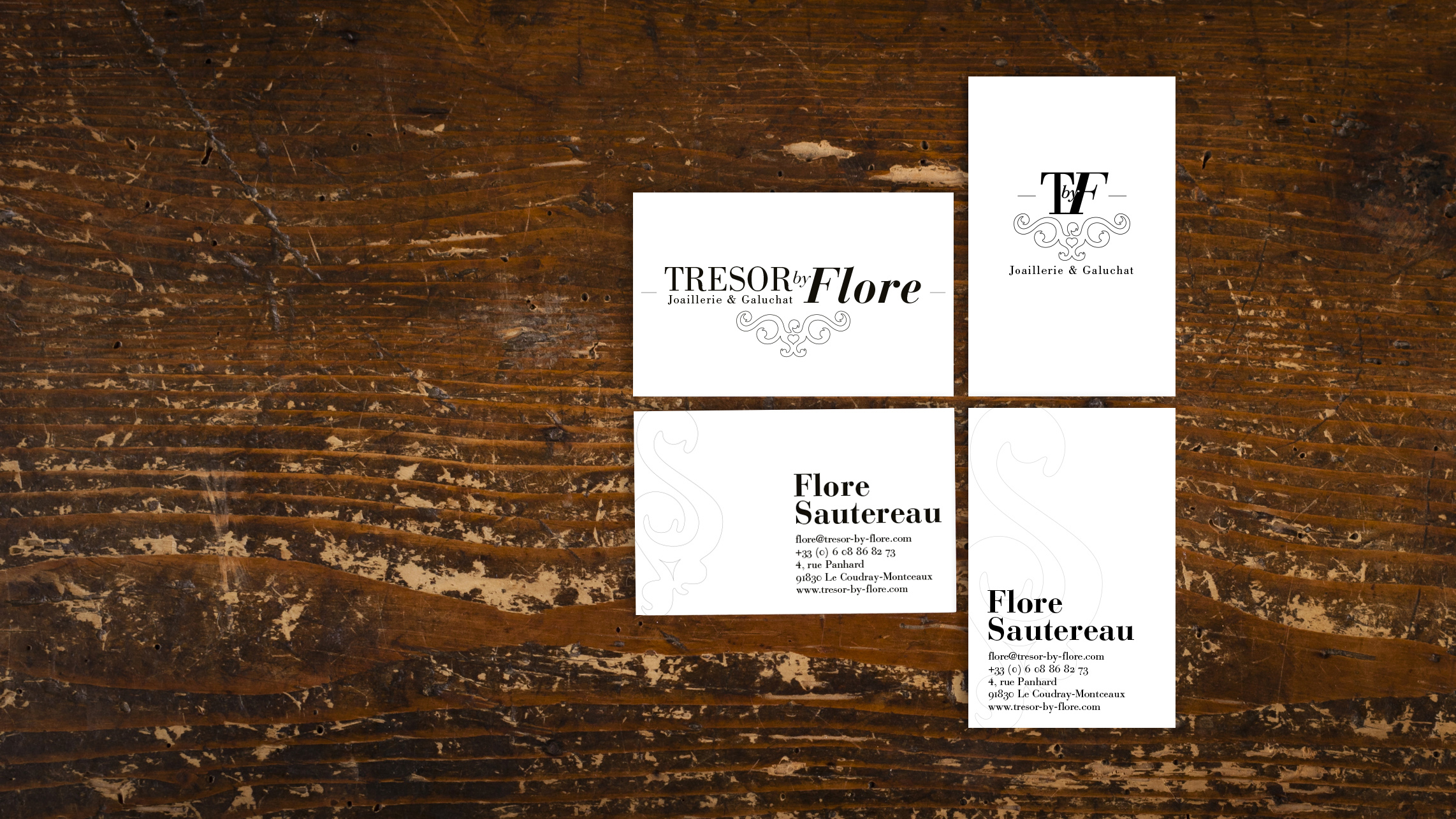 Tresor by Flore cartes de visite